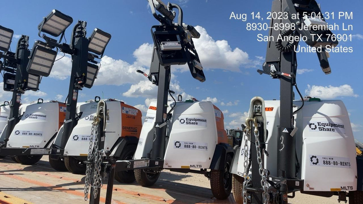 2023 Generac MLT2 Diesel, Flex Switch 120V Input, Powerzone Controller, (4) 320W LED Lights, 4kW Generator, 39.9 Gal Fuel Tank, 2" Ball, T3