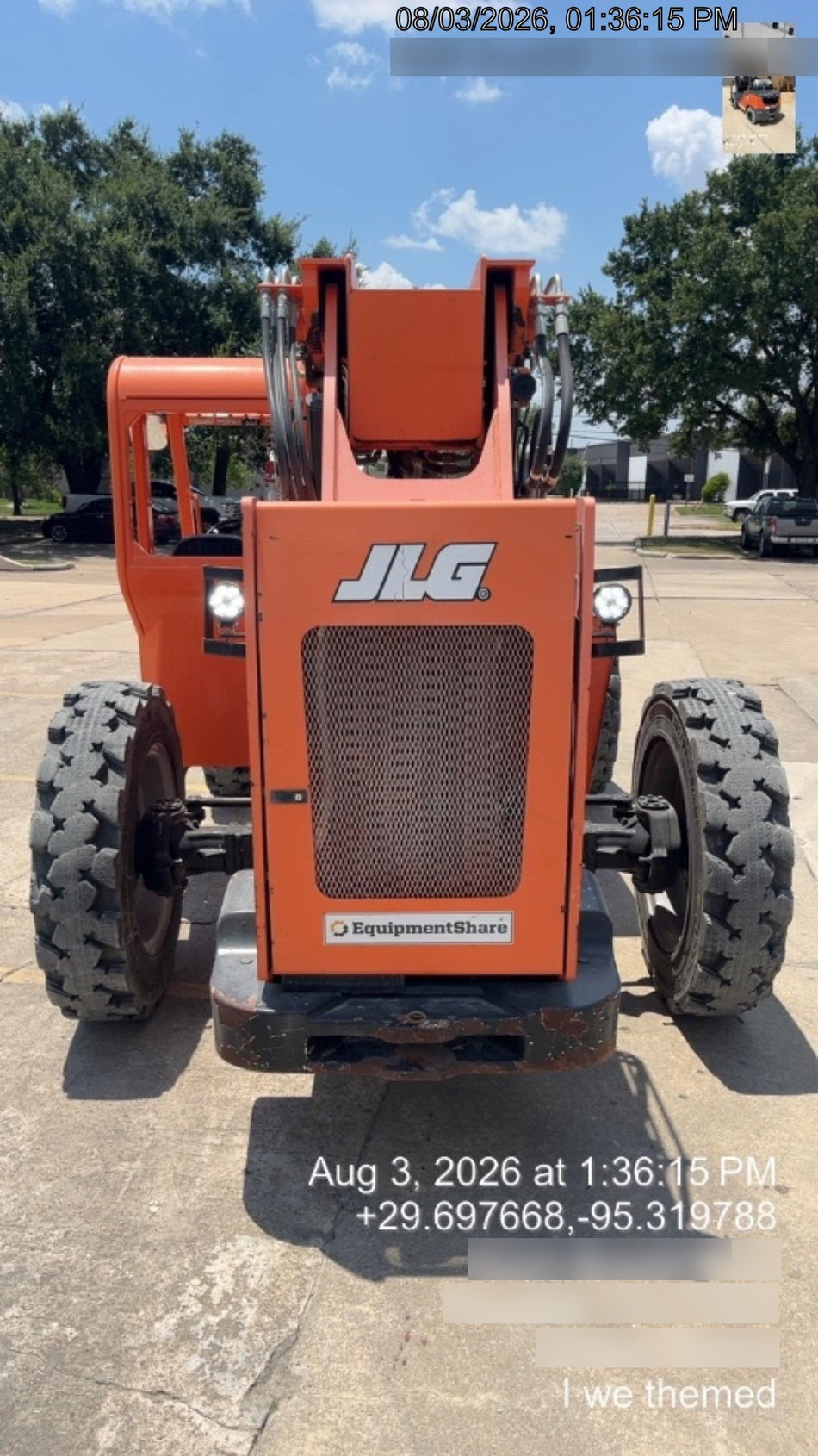 2019 Skytrak 6036 Canopy, Solid Tires, LED Work Lights, Beacon w/72" Carriage, 48" Pallet Forks