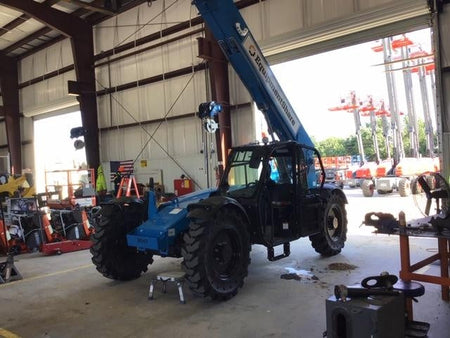 2019 Genie GTH-636 Cab/Heat/AC, Solid RT Tires, LED Work Lights, Beacon 60" QA Carriage, 48" Forks