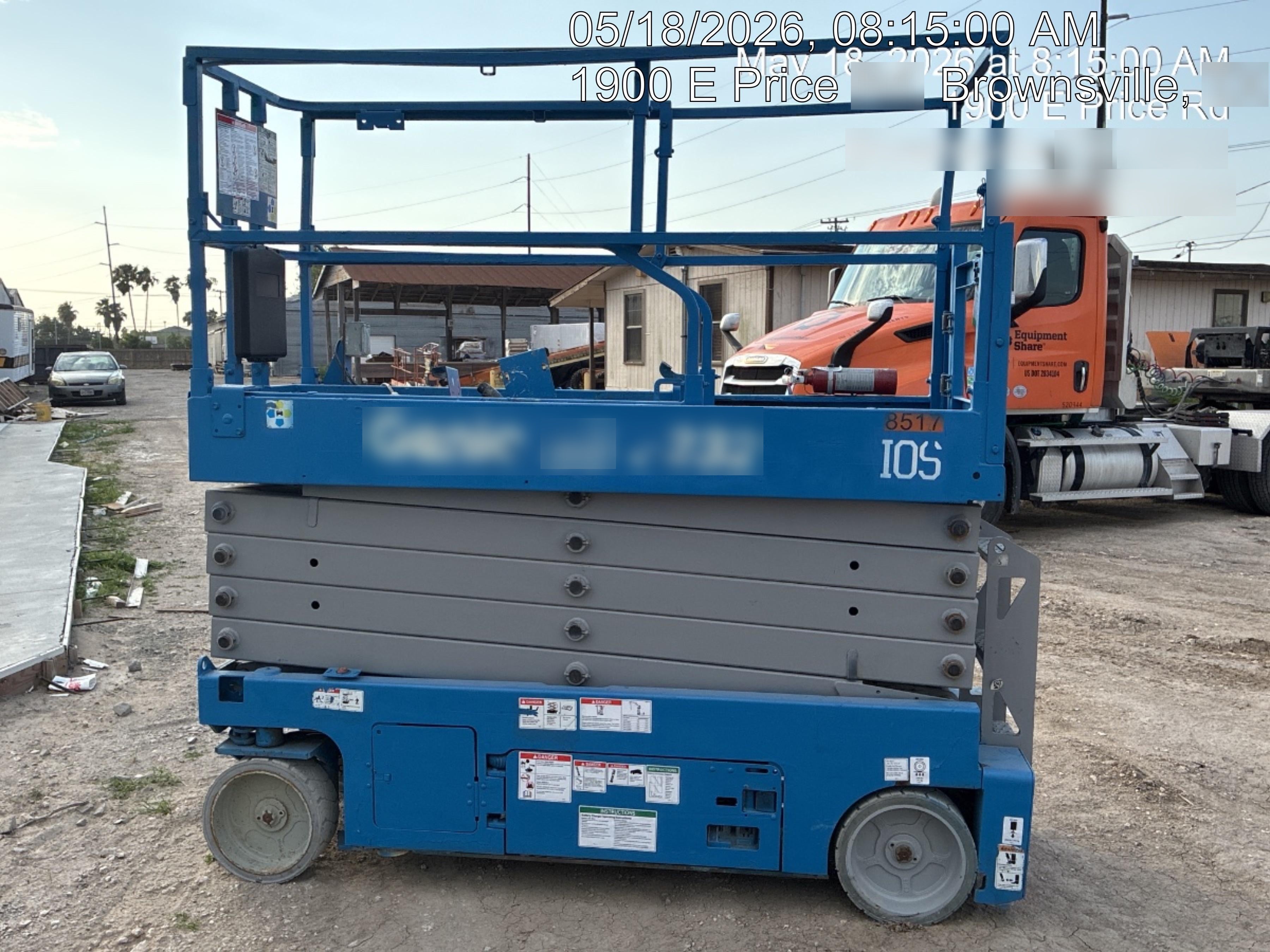 2018 Genie GS-3232 Genie GS3232 Lift w/Folding Rails and Swing Gate
