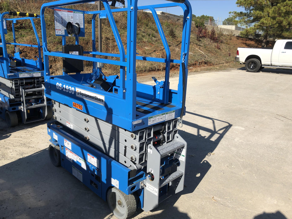 2019 Genie GS-1930 Fixed Rails with Chain Entry