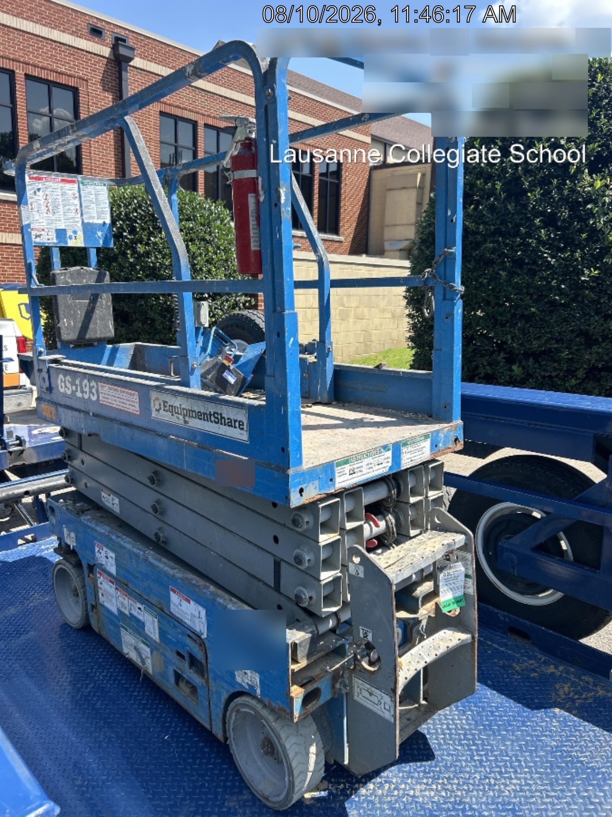 2019 Genie GS-1930 Fixed rails with chain Entry