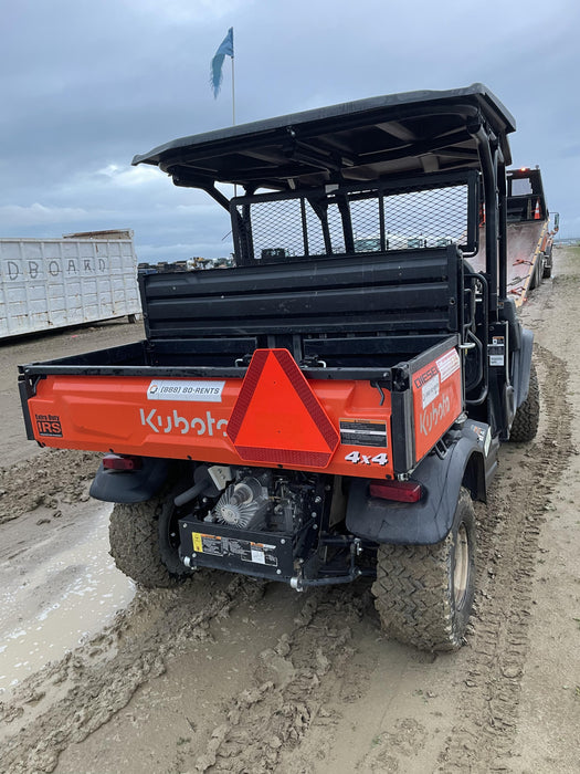 2022 Kubota RTV-X1140W-H Plastic Canopy, Windshield Acrylic Clear, LED Strobe Light, Wire Harness Kit, Back up Alarm