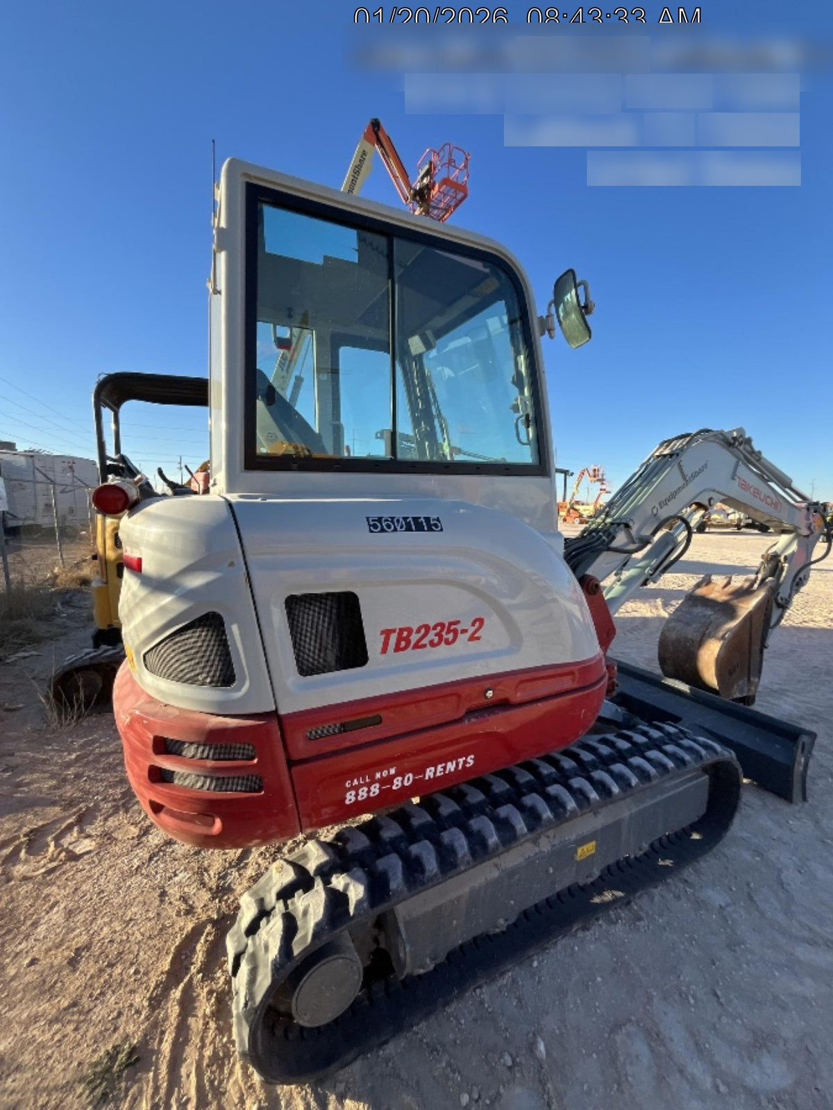 2025 TAKEUCHI TB235-2CR