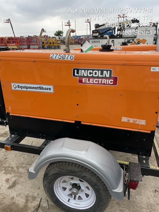 2022 Lincoln Electric LE400 Kubota V1505, Trlr, Cable Rack, Light Kit, ES Decals, T3