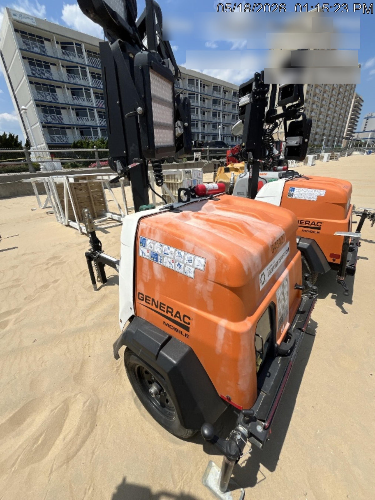 2023 Generac MLT2 Diesel, Flex Switch 120V Input, Powerzone Controller, (4) 320W LED Lights, 4kW Generator, 39.9 Gal Fuel Tank, 2" Ball, T3