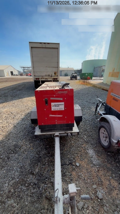 2023 Shindaiwa DGW400MDL Kubota D902 Engine, 23 HP, Dual Op Welder, Wire, Arc, Droop Stick, Tig, and CC Stick Functionality, Simulphase, 3 Phase and 1 Phase Gen Output, Single Axle NB Trlr, Slr Trckl Chrg 12V 12W, Fire Ext