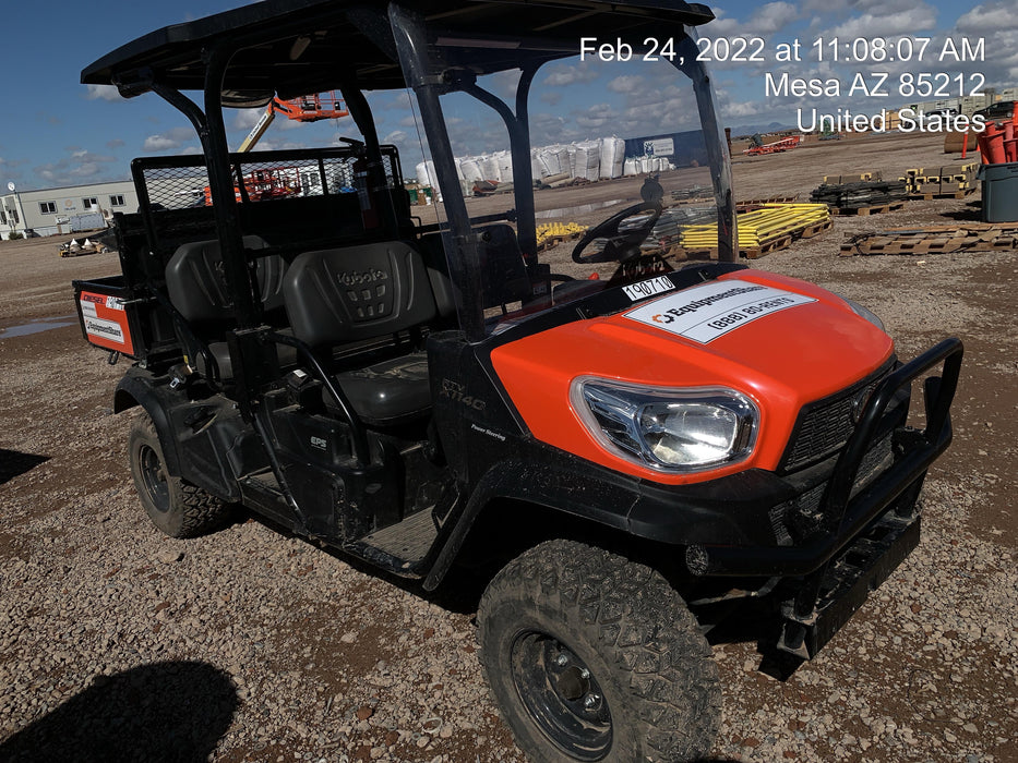 2022 Kubota RTV-X1140W-H Plastic Canopy, Windshield Acrylic Clear, LED Strobe Light, Wire Harness Kit, Back up Alarm