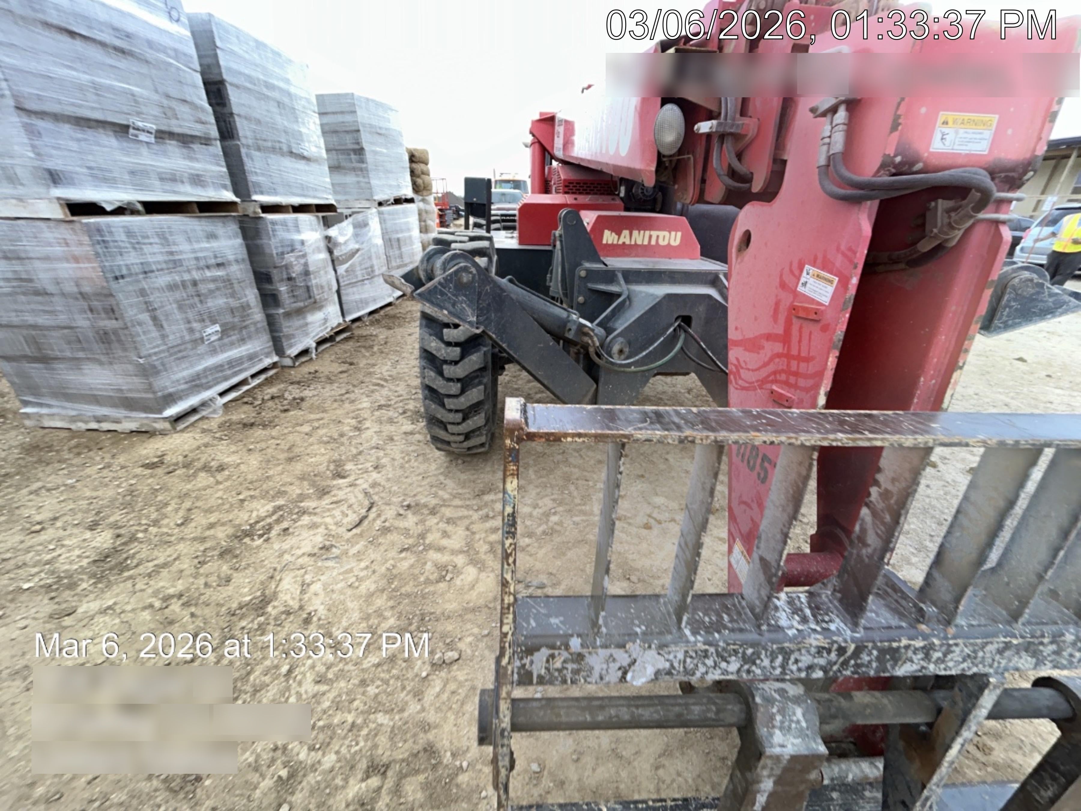 2018 Manitou MTA10055 Manitou MTA10055 - Canopy, Worklights, Beacon, 66" Carriage, 60" Forks, Solid Tires, Aux Hydraulics