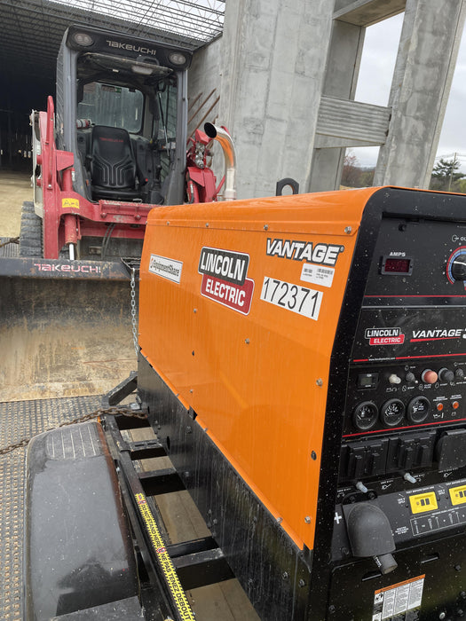 2021 Lincoln Electric Vantage 322 Vantage 322 Ready Pak 3 w/ Decals, ORANGE (includes trailer, cable rack, fender light kit) NO Telematics