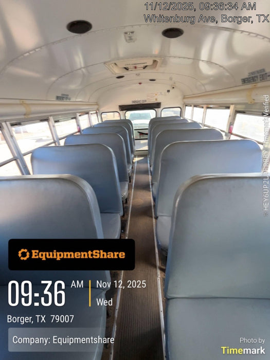 2012 BLUE BIRD 72 Passenger Bus