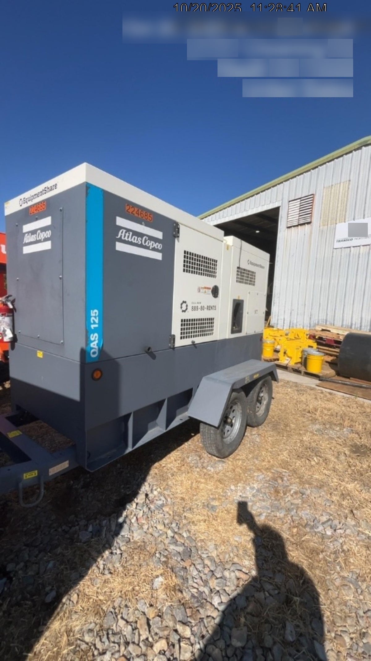 2022 ATLAS COPCO QAS 125