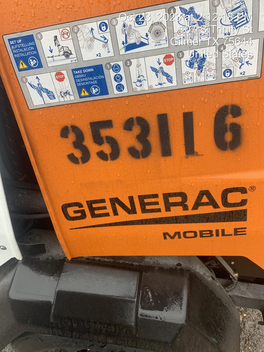 2023 Generac MLT2 Diesel, Flex Switch 120V Input, Powerzone Controller, (4) 320W LED Lights, 4kW Generator, 39.9 Gal Fuel Tank, 2" Ball, T3