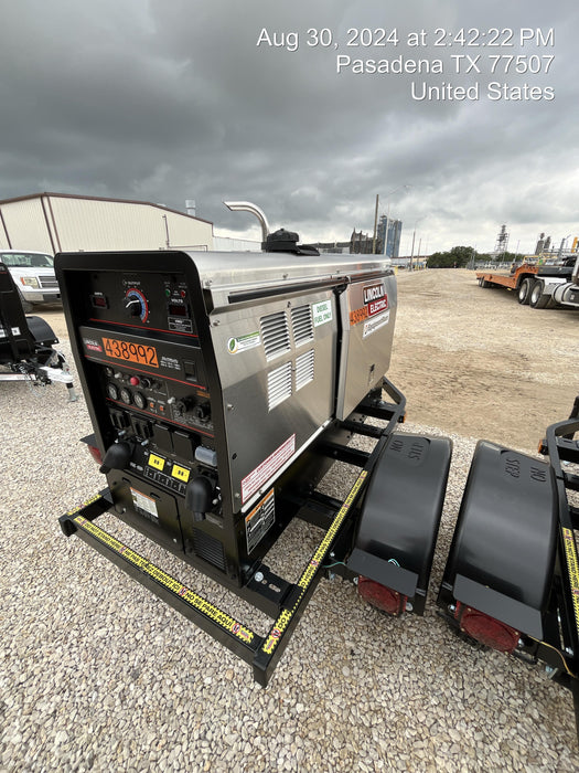 2024 Lincoln Electric LE400 Kubota V1505, Trlr, Cable Rack, Light Kit, ES Decals, T3