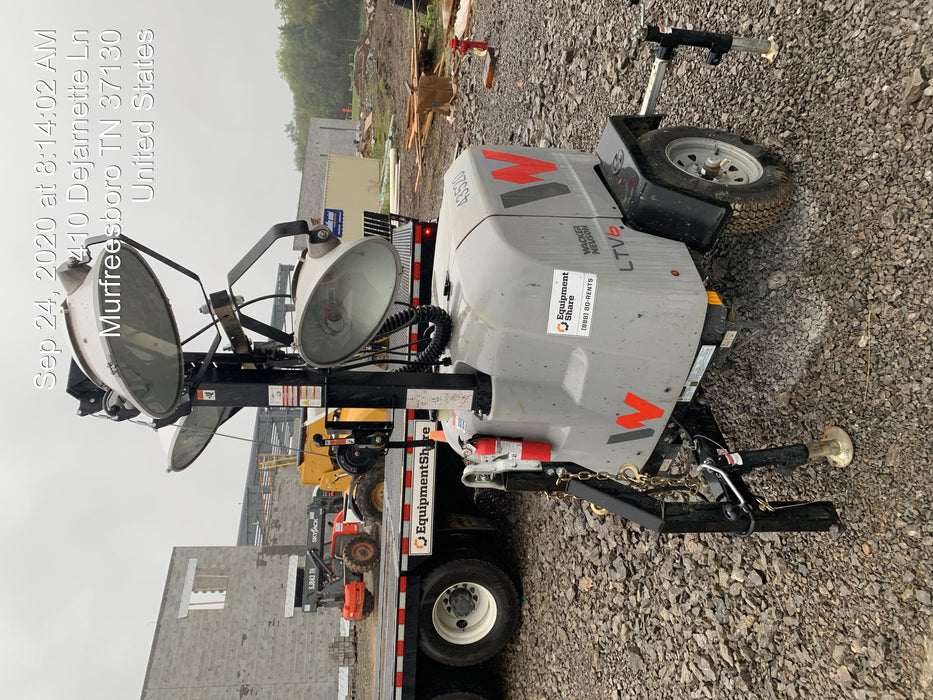 2019 Wacker Neuson LTV6L-MH Wacker Neuson LTV6L Mobile Light Tower w/Fuel Level Sensor Installed