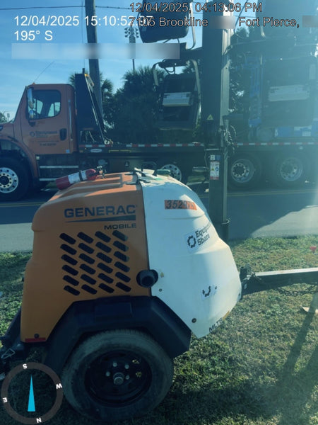 2023 Generac MLT2 Diesel, Flex Switch 120V Input, Powerzone Controller, 
(4) 320W LED Lights, 4kW Generator, 39.9 Gal Fuel Tank, 2" Ball, T3