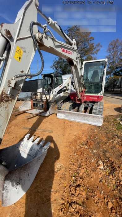 2020 Takeuchi TB250-2C Cab/Heat/Air, Rubber Tracks, Manual TAG QC