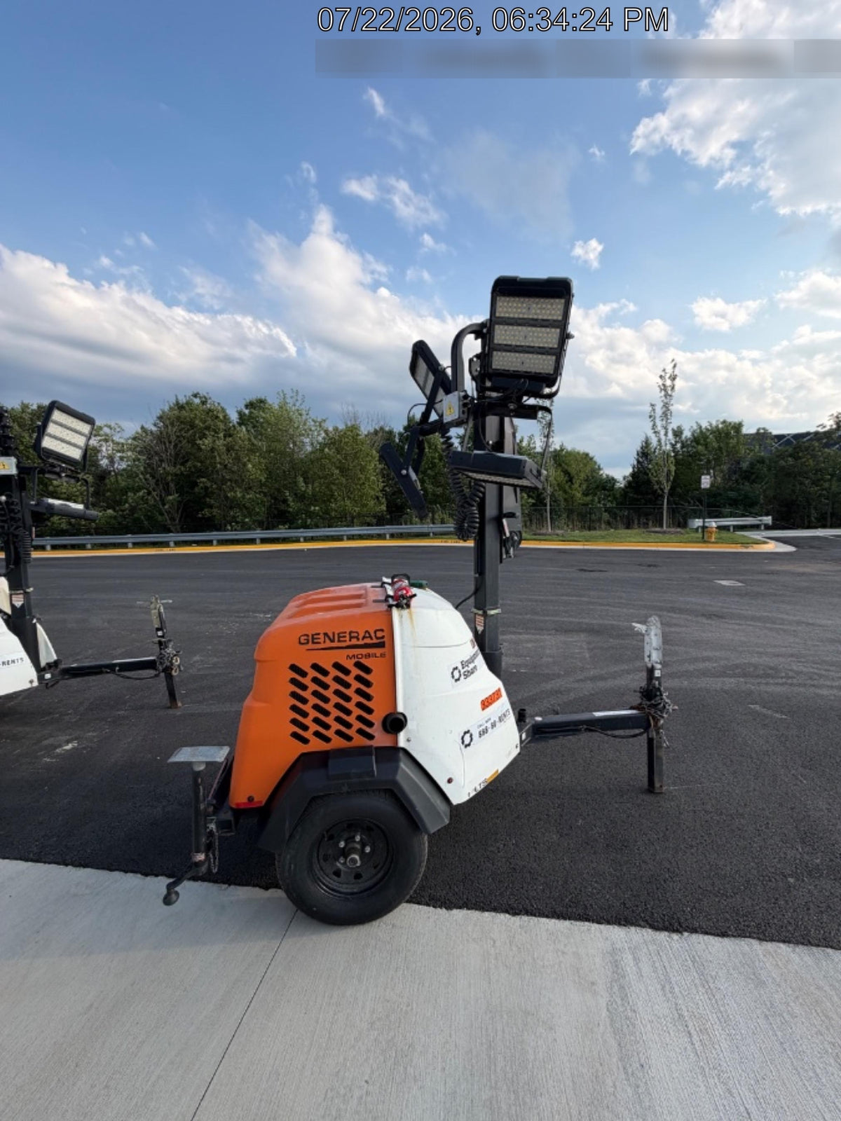 2023 Generac MLT2 Diesel, Flex Switch 120V Input, Powerzone Controller, (4) 320W LED Lights, 4kW Generator, 39.9 Gal Fuel Tank, 2" Ball, T3