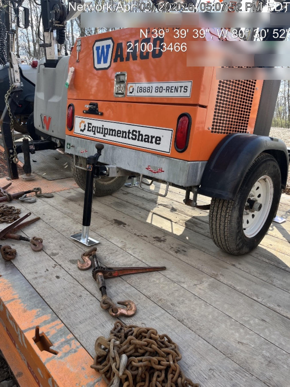 2024 Wanco WLTT-4MM4K Diesel, Deep Sea Controller, Shore Power Plug, Auto Start, (4) 350W LED Floodlights, 4kW Generator, 60 Gal Fuel Tank, 2" Ball, T3