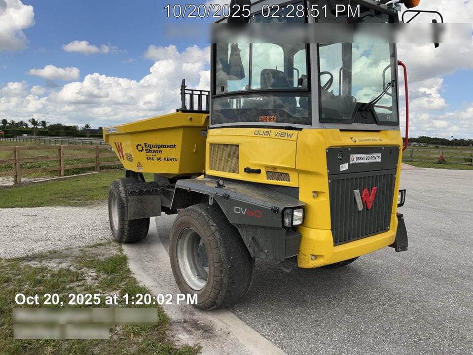 2025 WACKER NEUSON DV605 Cab Turf Tires