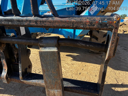 2018 Genie GTH-1056 GTH-1056 w/Open ROPS, Solid Tires, Work Lights, 60" carriage/forks, cab mesh, beacon