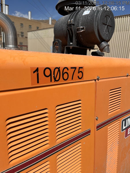 2021 Lincoln Electric Vantage 549X Ready Pak 3, ORANGE (includes trailer, cable rack, fender light kit)