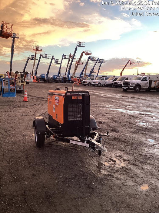 2021 Lincoln Electric Vantage 322 Vantage 322 Ready Pak 3 w/ Decals, ORANGE (includes trailer, cable rack, fender light kit) NO Telematics