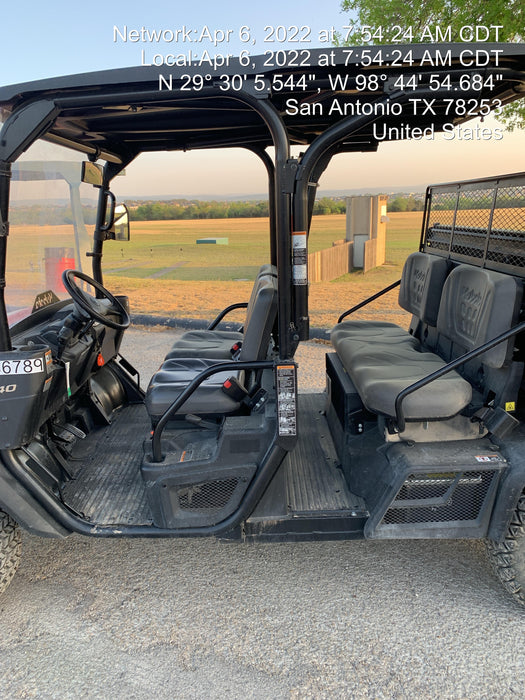 Kubota RTV-X1140W-H Plastic Canopy, Windshield Acrylic Clear, LED Strobe Light, Wire Harness Kit, Back up Alarm