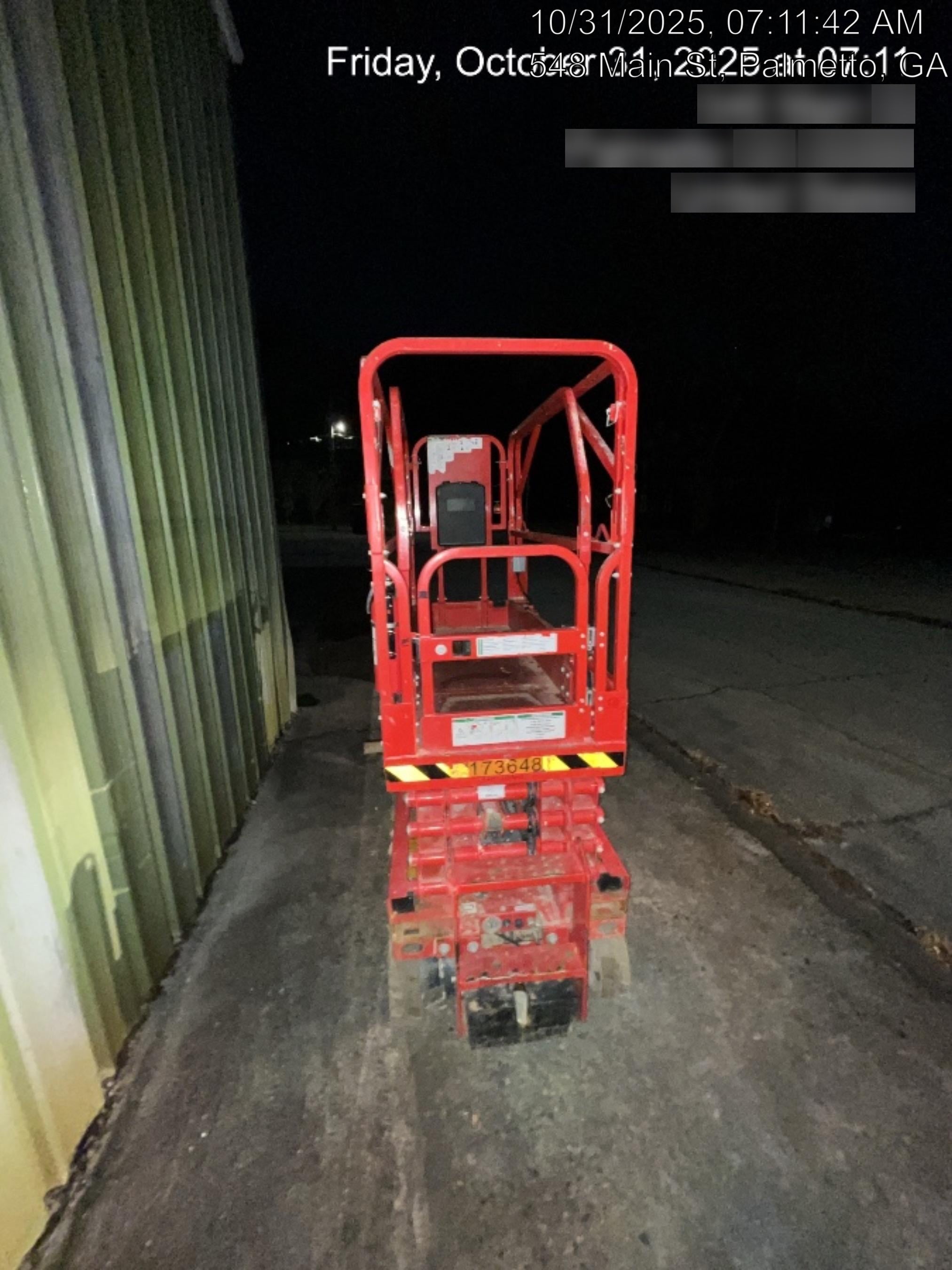 2021 Lgmg AS1932E Electric Drive, Solid Non Marking Tires, Dual Beacons