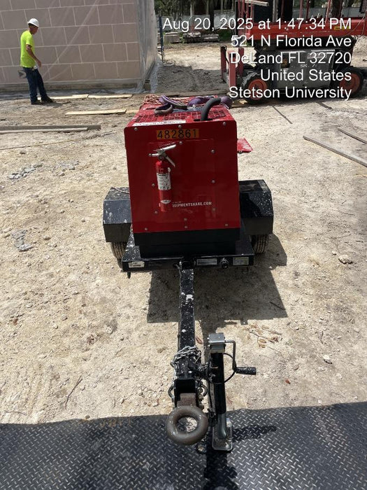 2024 Shindaiwa DGW400DML Kubota D902 Engine, 23 HP, Dual Op Welder, Wire, Arc, Droop Stick, Tig, and CC Stick Functionality, Simulphase, 3 Phase and 1 Phase Gen Output, Single Axle NB Trlr, Slr Trckl Chrg 12V 12W, Fire Ext, T3