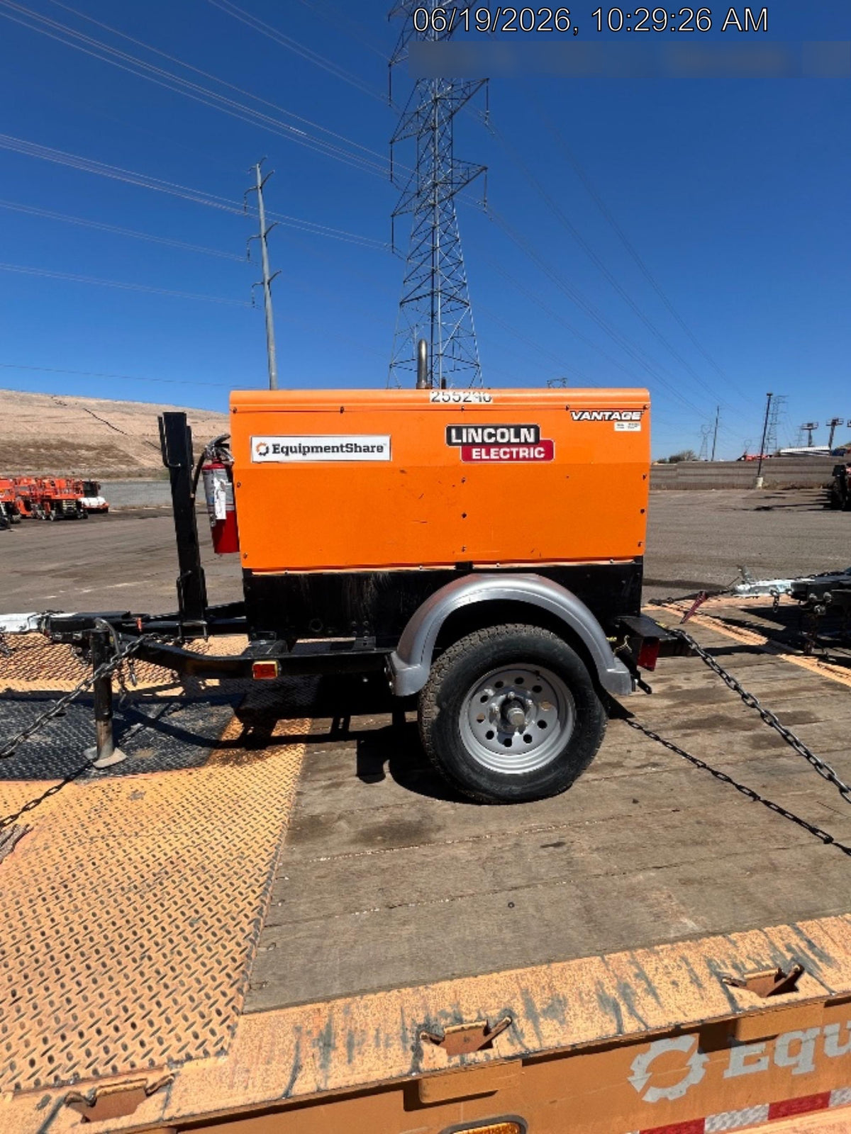 2022 Lincoln Electric LE400 Kubota V1505, Trlr, Cable Rack, Light Kit, ES Decals, T3