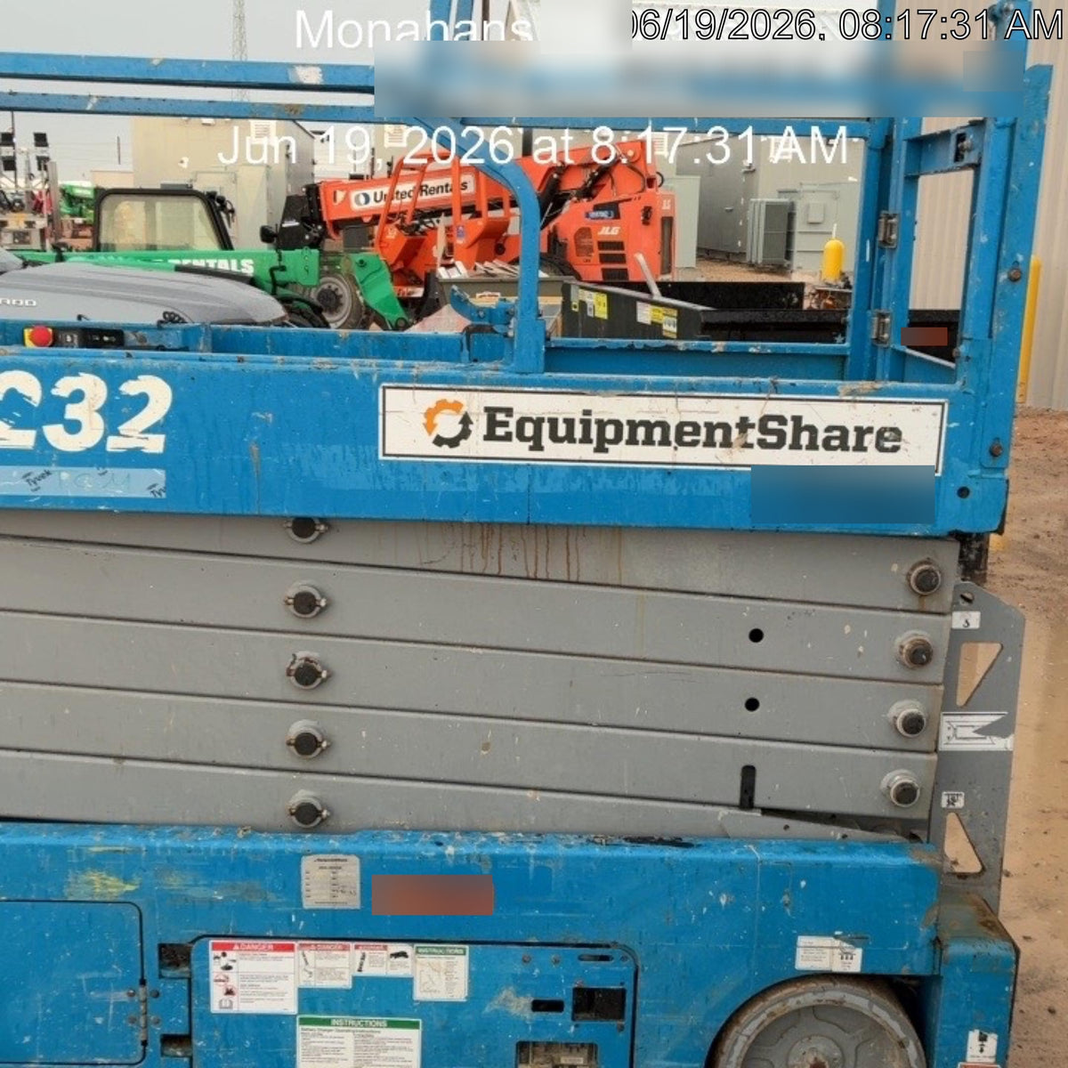 2018 Genie GS-3232 Genie GS-3232 Scissor Lift w/Standard Options