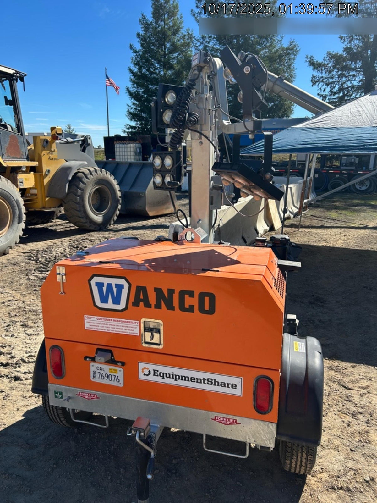 2024 Wanco WLTT-4MM4K Diesel, Deep Sea Controller, Shore Power Plug, Auto Start, (4) 350W LED Floodlights, 4kW Generator, 60 Gal Fuel Tank, 2" Ball, T3