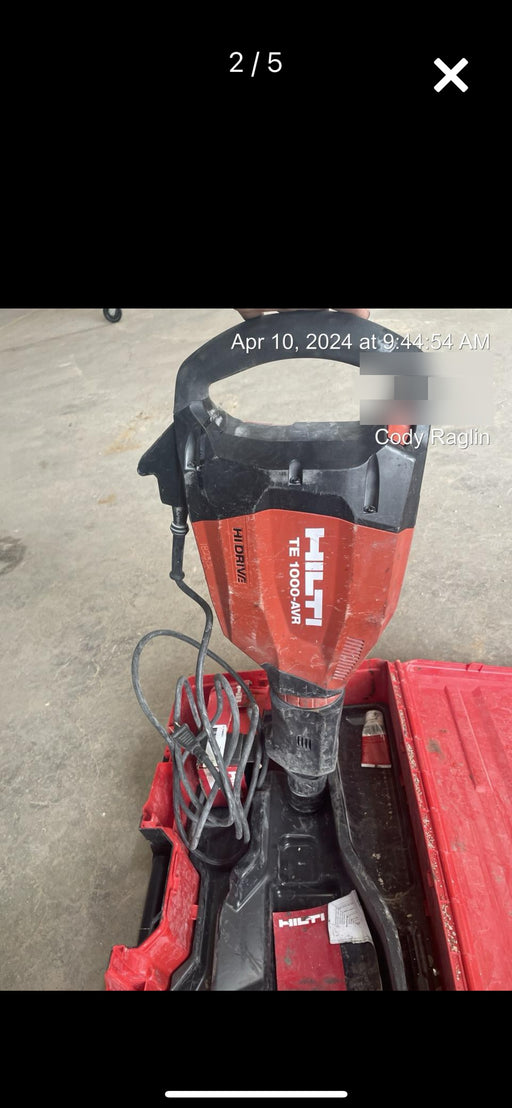2021 HILTI TE 1000-AVR