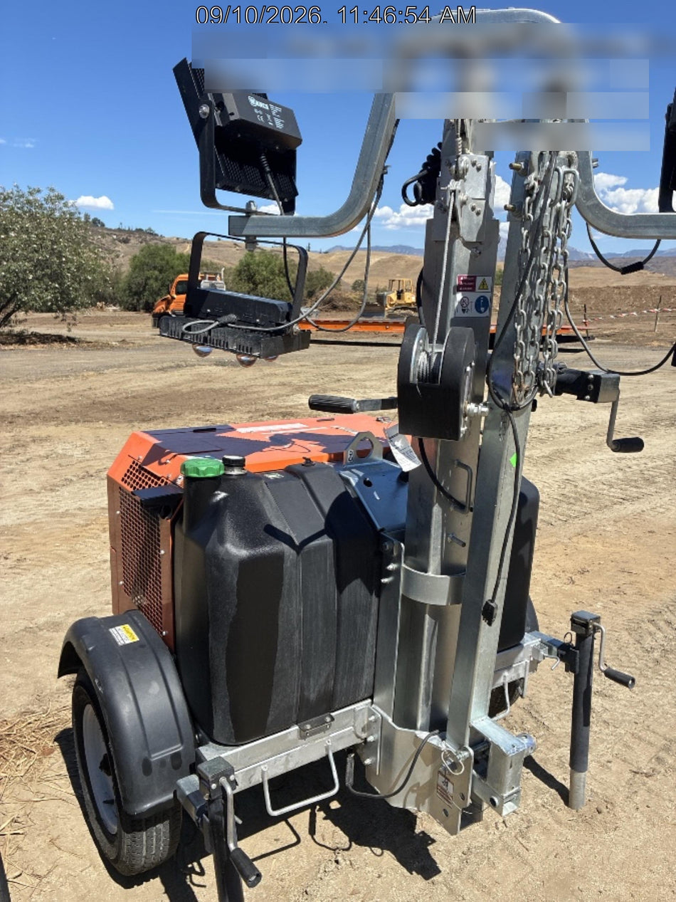 2024 Wanco WLTT-4MM4K Diesel, Deep Sea Controller, Shore Power Plug, Auto Start, (4) 350W LED Floodlights, 4kW Generator, 60 Gal Fuel Tank, 2" Ball, T3