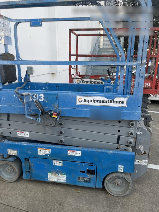 2019 Genie GS-1930 Fixed Rails with Chain Entry