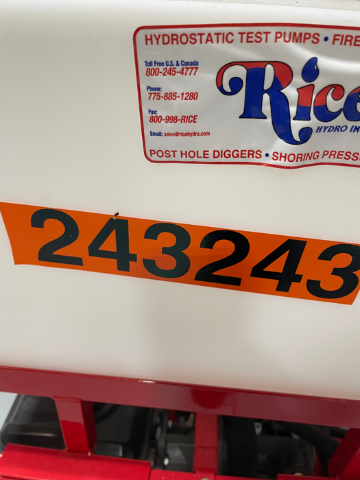 2022 RICE HYDRO DPV-3B