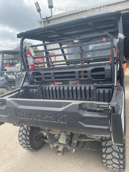 2022 Kawasaki Mule PRO-DXT Standard Options, Backup Alarm, Beacon, Plastic Hard Top, Poly Windshield, Horn Kit