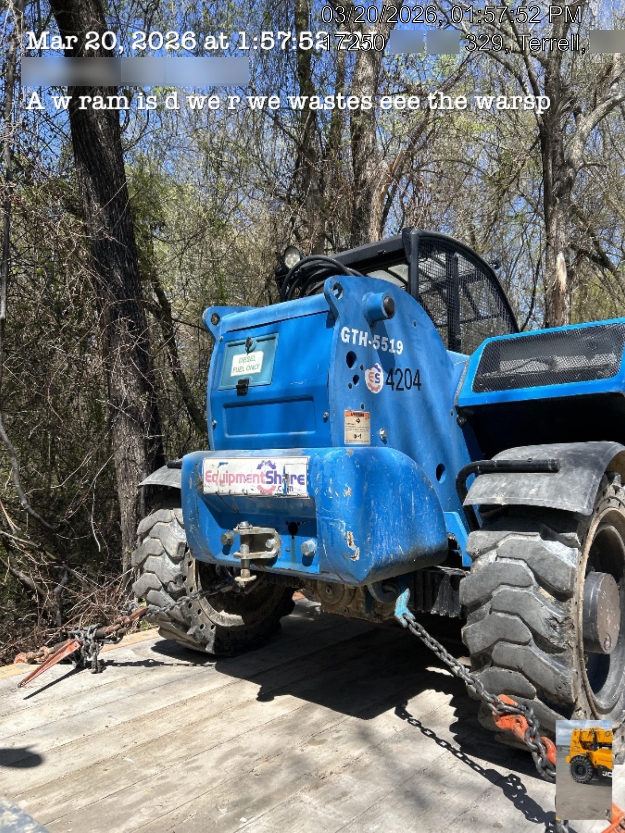 2017 GENIE GTH-5519