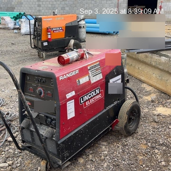 2021 Lincoln Electric Ranger 305 LPG K3430-1, Ranger 305 LPG, Undercarriage, Tank Holder & Strap, 10kw AC Gen, 25hp Kohler LPG Eng