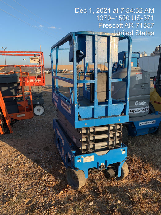 2018 Genie GS-1930 Genie GS-1930 Scissor Lift w/Standard Options