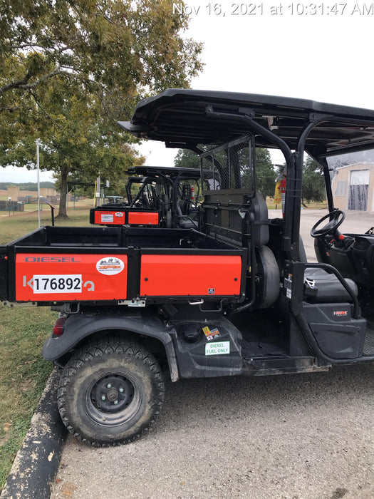 2021 Kubota RTV-X1140W-H Plastic Canopy, Windshield Acrylic Clear, LED Strobe Light, Wire Harness Kit, Back up Alarm