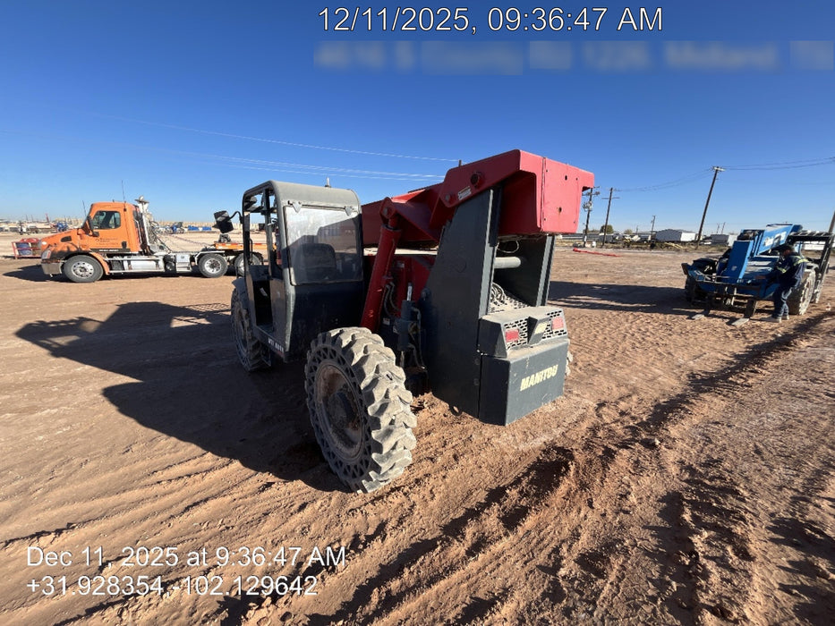 2019 Manitou MTA8044 Manitou MTA8044 - 74 HP T4, Canopy, Worklights/Strobe, Beacon, 66" Carriage, 48" Forks, Solid Tires, Lift Hook, Aux Hydraulics