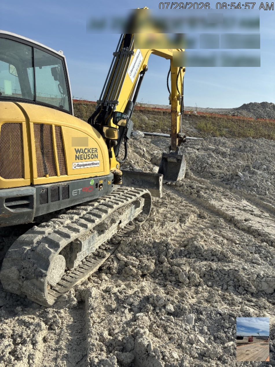 Wacker Neuson ET90 ET90 18K Excavator, Cab,  Bucket