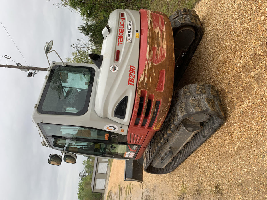 2020 Takeuchi TB290C Cab/Heat/Air, Rubber Tracks, Manual TAG QC