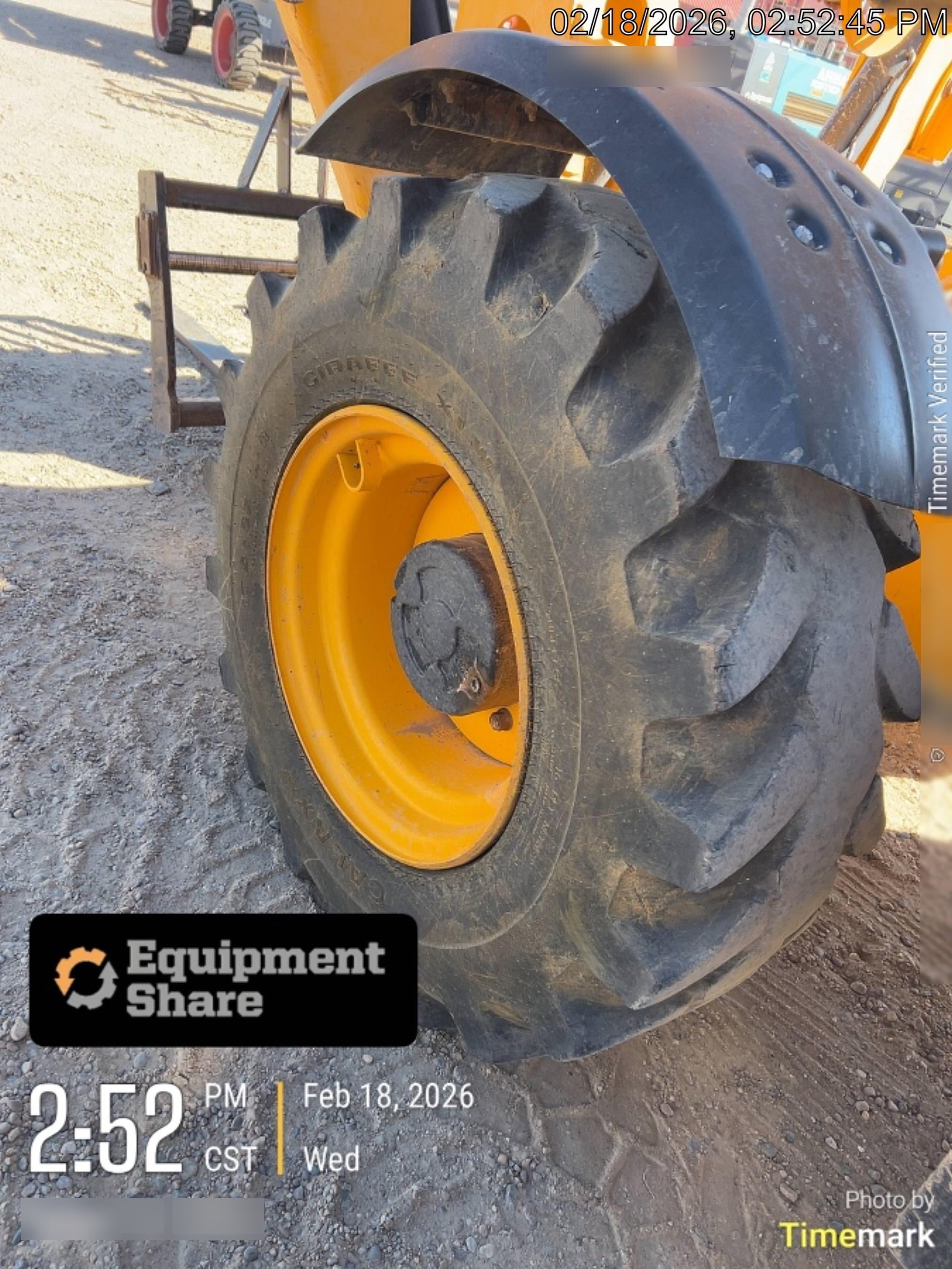 2019 JCB 510-56 74 HP w/CAB/HVAC, Beacon, Worklights, Aux Hydraulics, Foam Filled Tires w/60" Carriage/Forks