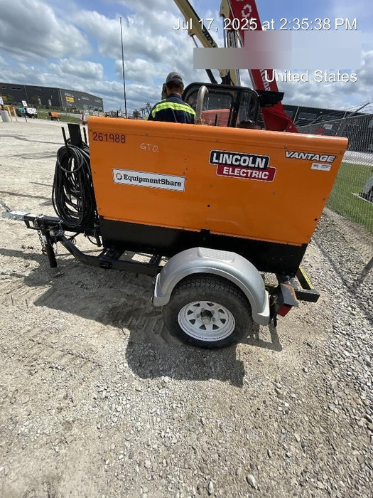 2022 Lincoln Electric LE400 Kubota V1505, Trlr, Cable Rack, Light Kit, ES Decals, T3