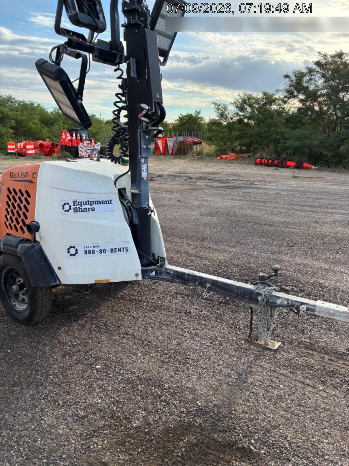 2023 Generac MLT2 Diesel, Flex Switch 120V Input, Powerzone Controller, 
(4) 320W LED Lights, 4kW Generator, 39.9 Gal Fuel Tank, 2" Ball, T3