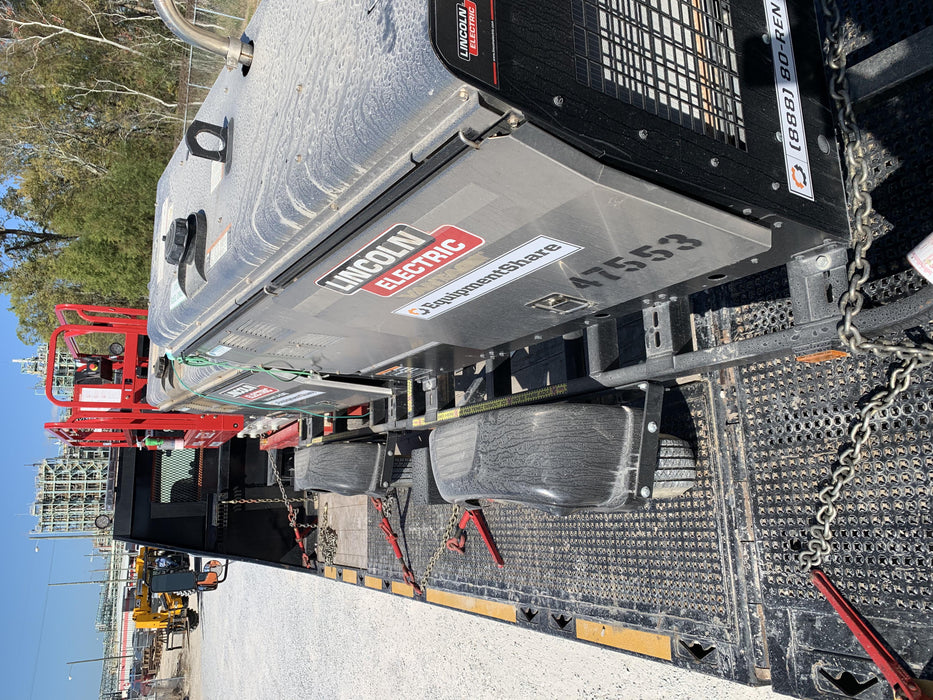 2019 Lincoln Electric Vantage 322 Ready-Pak 3, Two Wheel Trailer, Fender and Light Kit, Cable Rack