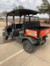 2022 Kubota RTV-X1140W-H Plastic Canopy, Windshield Acrylic Clear, LED Strobe Light, Wire Harness Kit, Back up Alarm